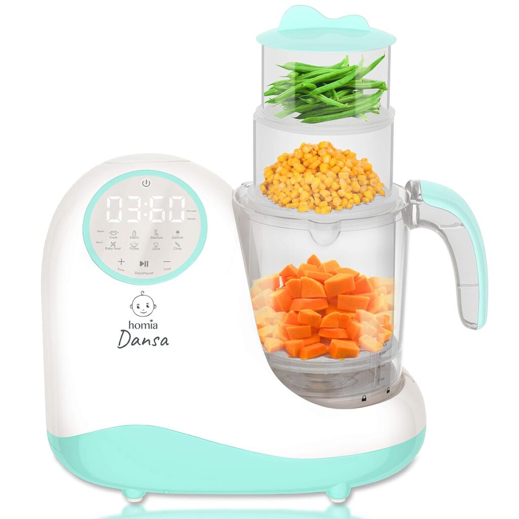 baby food maker chopper grinder mills and steamer 8 in 1 processor for toddlers steam blend chop disinfect clean 20 oz t 1024x1024 1