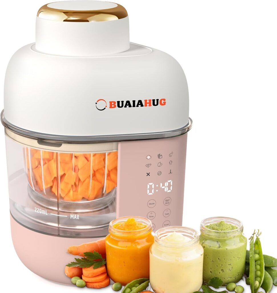 buaiahug baby food maker10 in 1 baby food processor puree machine steamer blender cooker masher puree keep warm and time 971x1024 1