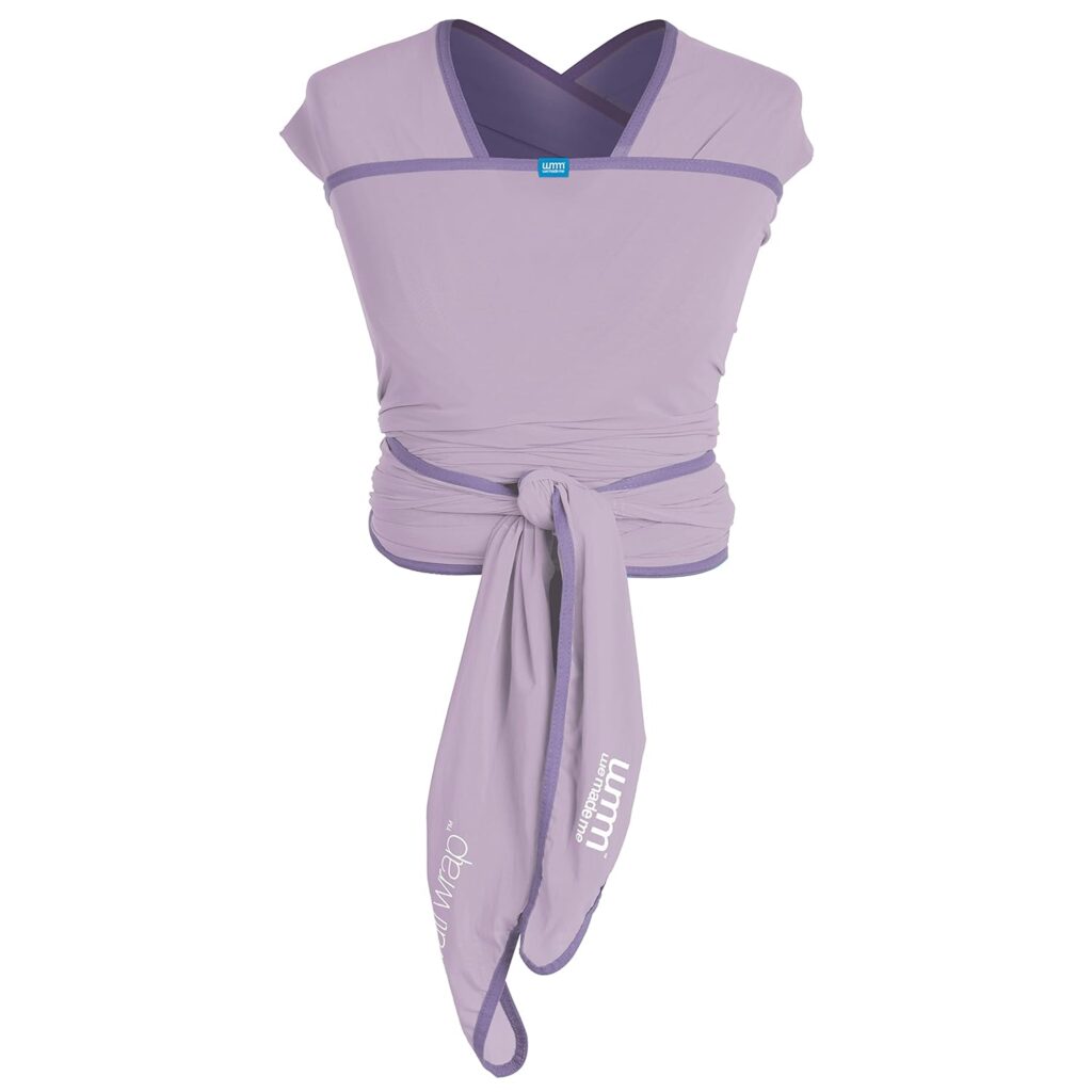 diono we made me flow super stretchy cool comfortable baby carrier lavender