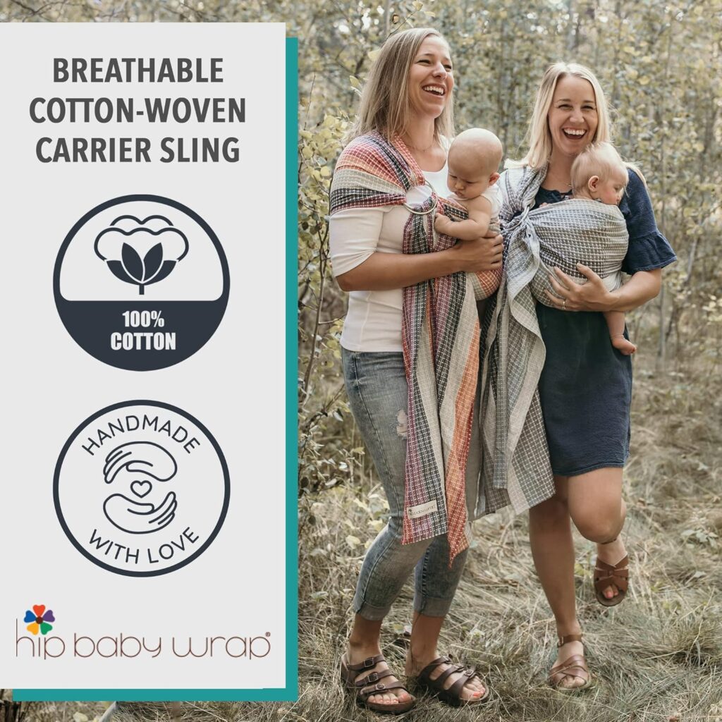 hip baby wrap ring sling baby carrier for infants and toddlers 100 soft cotton baby wraps carrier for babies 8 35 lbs pe 1