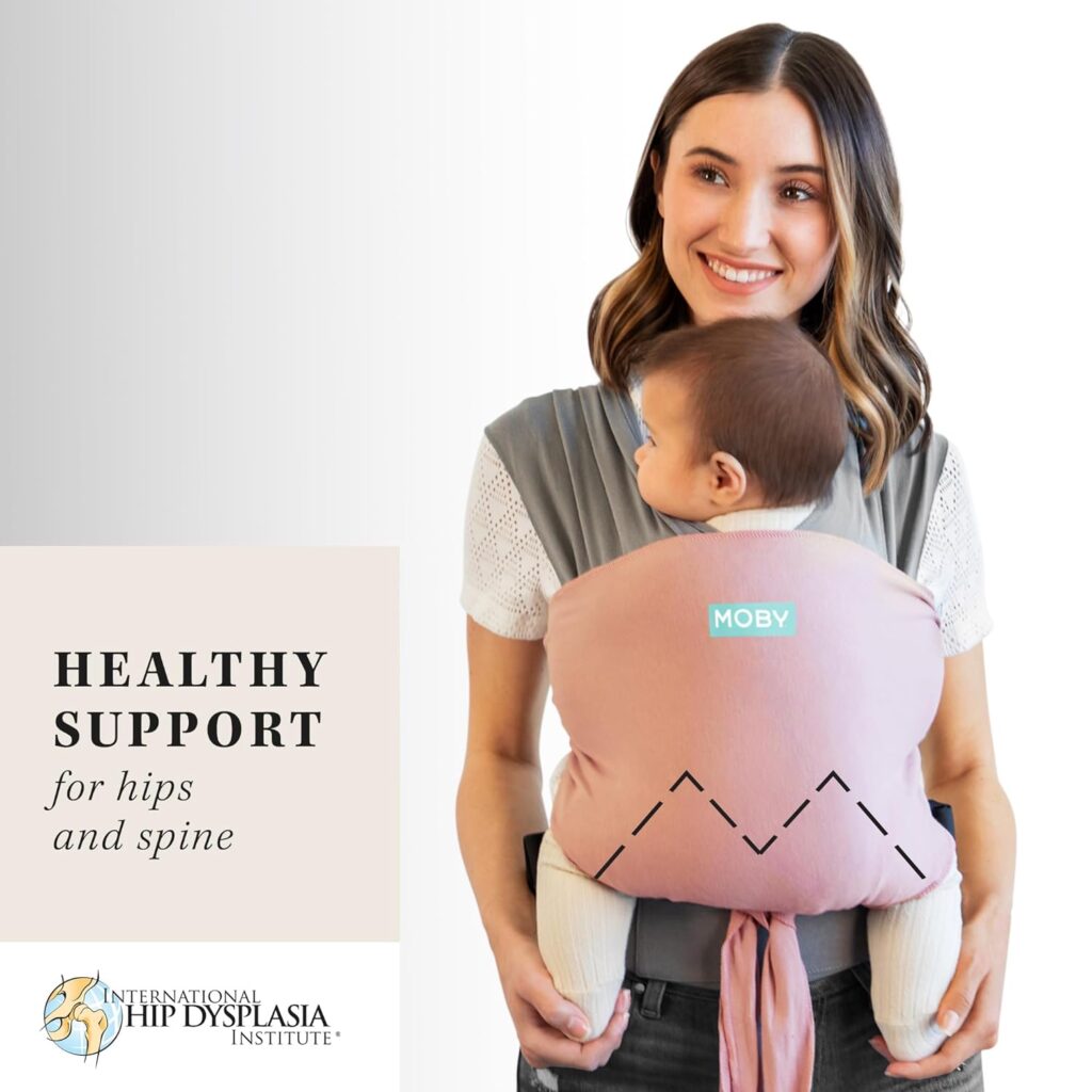 moby easy wrap carrier baby carrier and wrap in one for mothers fathers and caregivers designed for newborns infants and 3