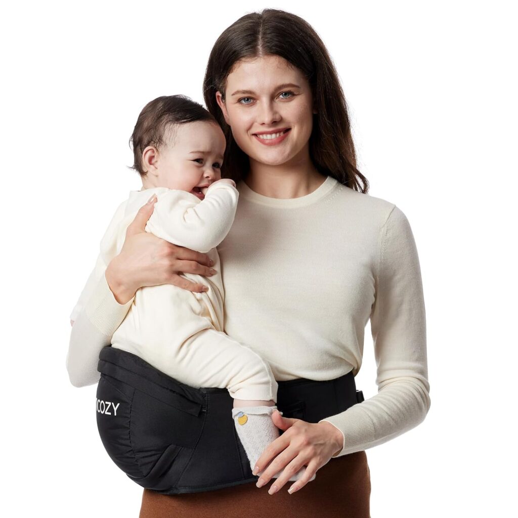 momcozy hip seat baby carrier adjustable waistband with original 3d belly protector ergonomic carrier with various pocke 1024x1024 1