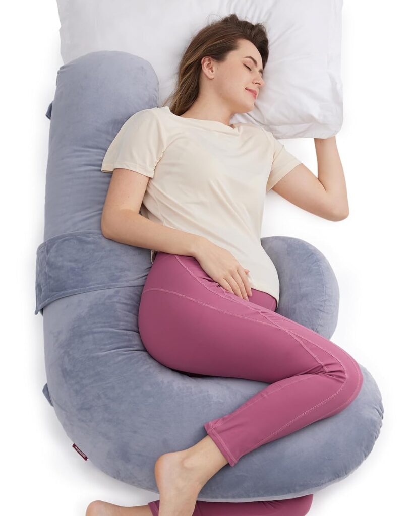 momcozy pregnancy pillow original f shaped maternity pillow for pregnant women with adjustable wedge pillow full body su 819x1024 1