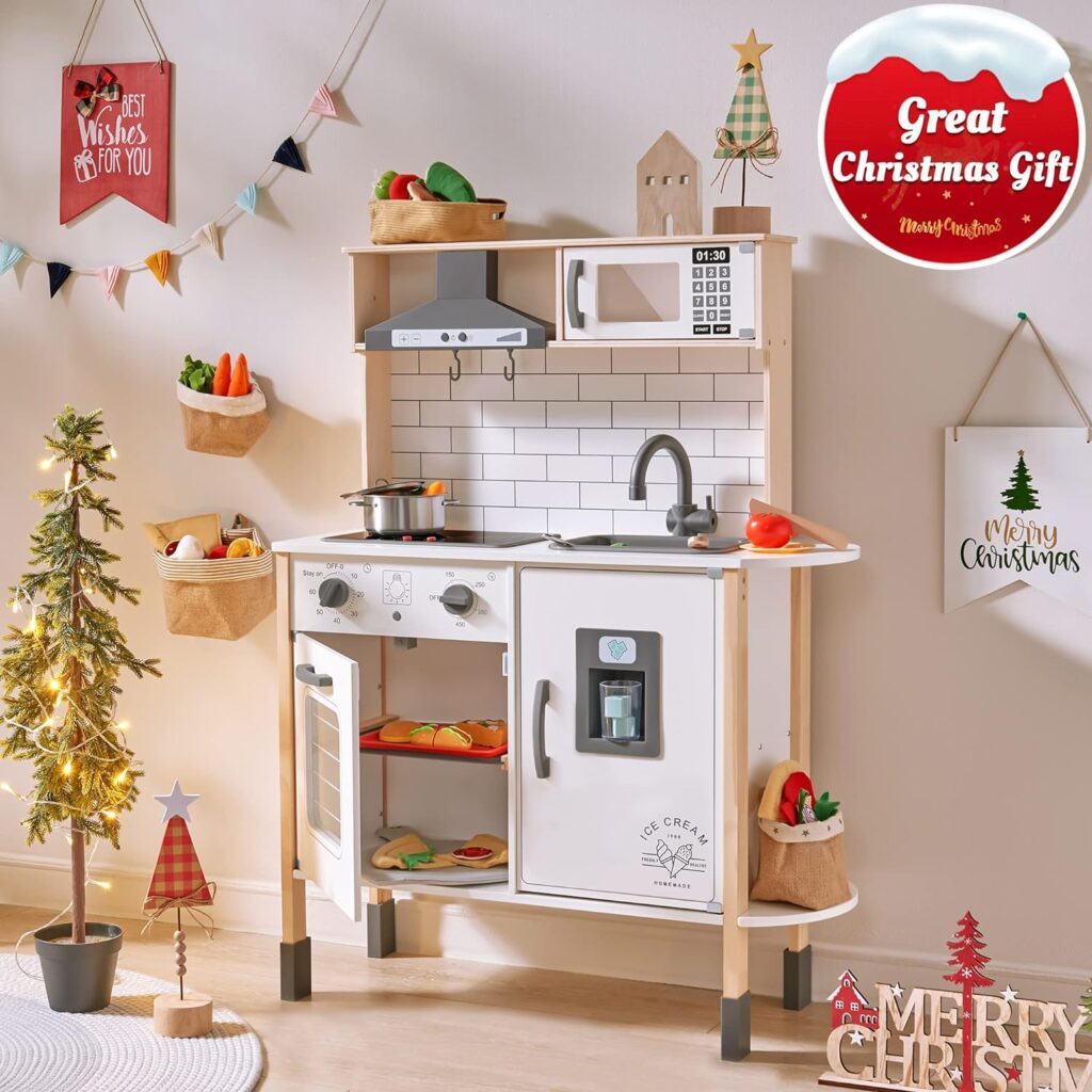 tiny land play kitchen for kids wooden kids play kitchen playset chef pretend play set for toddlers with real lights sou 1 1024x1024 1