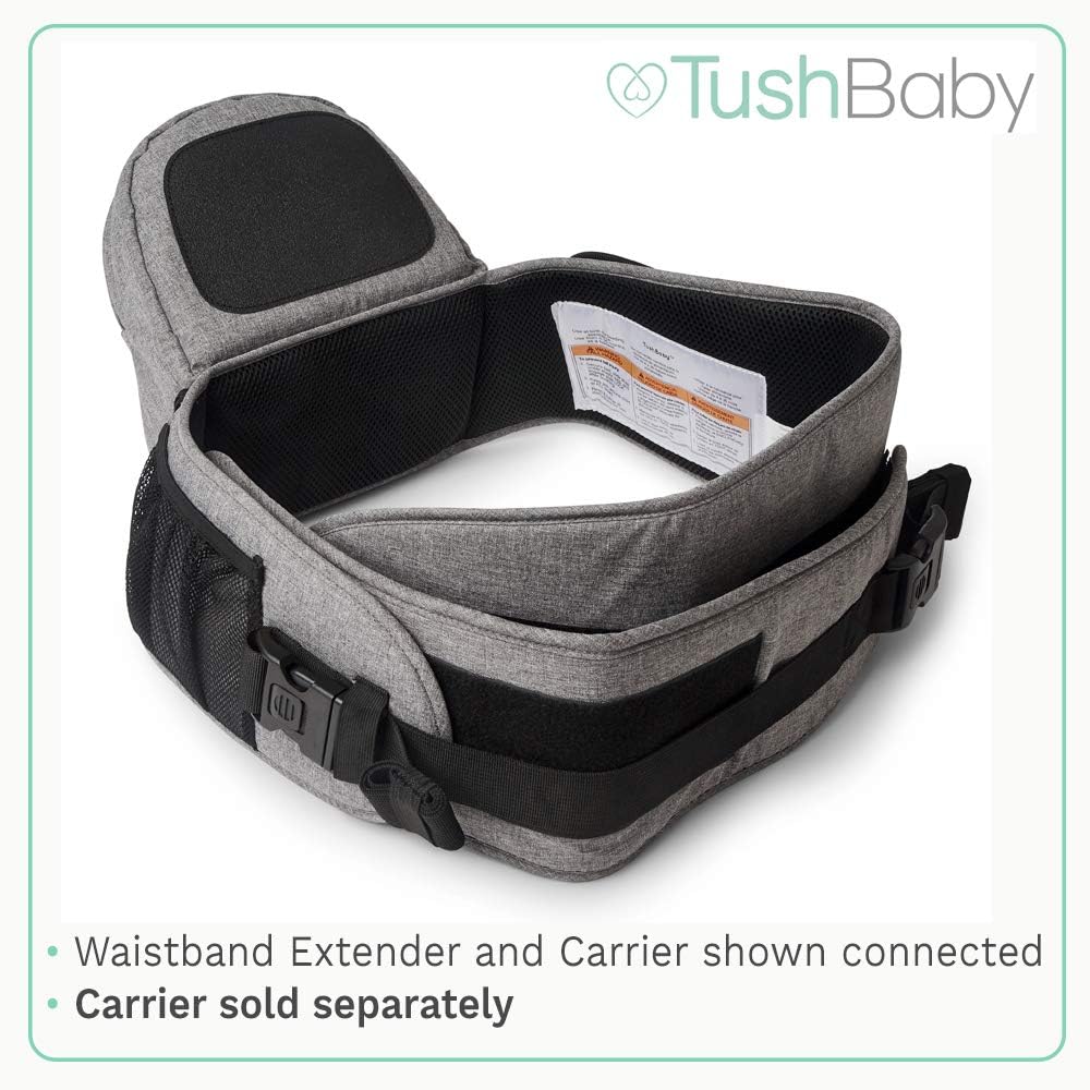 tushbaby safety certified hip seat baby carrier moms choice award winner seen on shark tank ergonomic carrier extenders 1 1