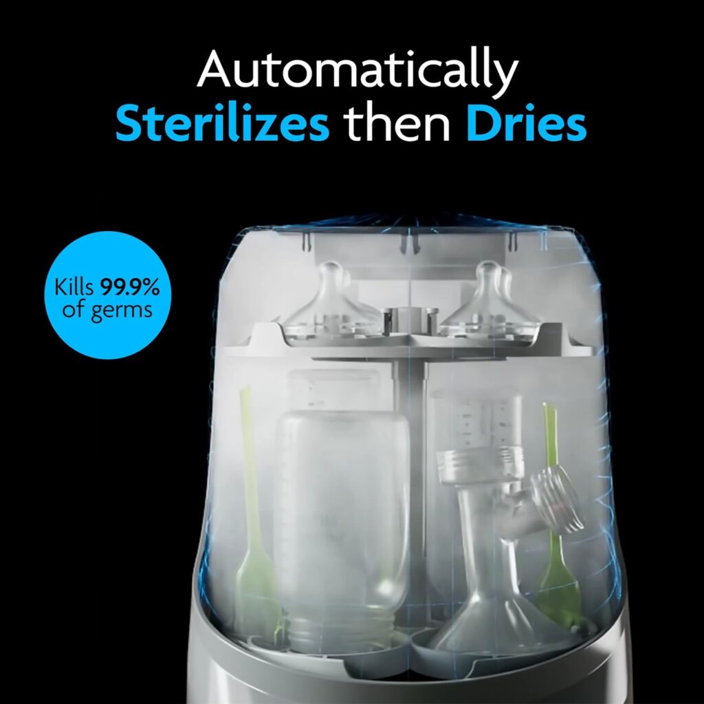 Baby Brezza Bottle Washer Pro - Baby Bottle Washer, Sterilizer + Dryer - All in One Machine Cleans Bottles, Pump Parts, Sippy Cups - Replaces Hand Washing, Bottle Brushes and Drying Racks